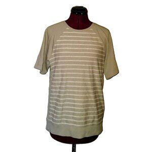 AG Adriano Goldschmied Women’s Top Size S Multicolor Striped Short Sleeve Tee